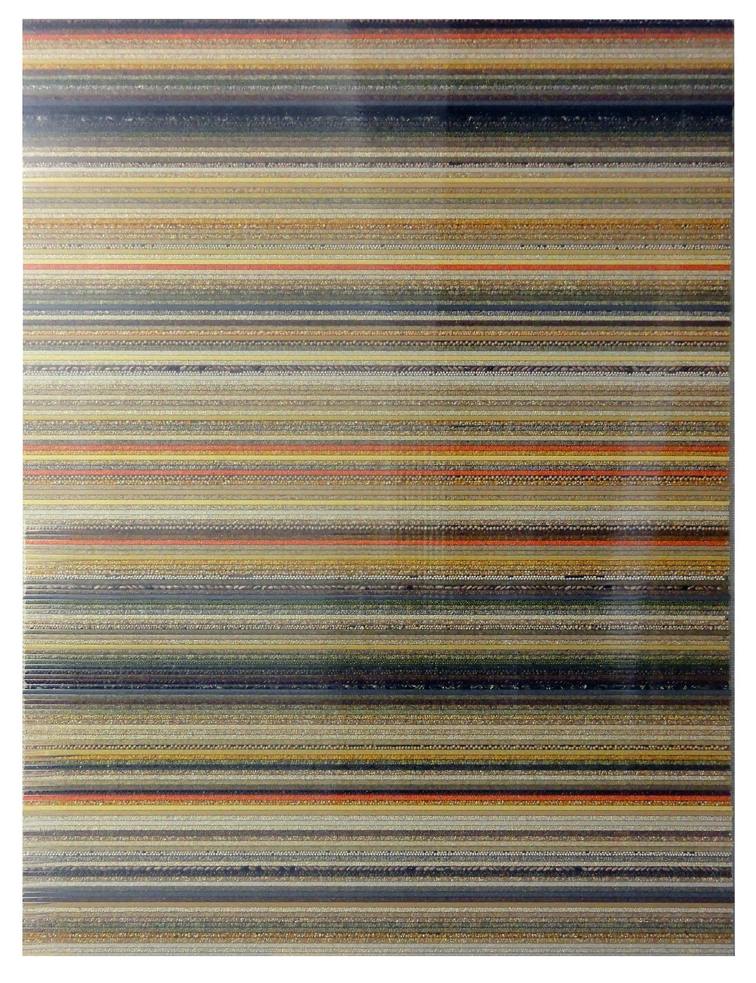 Loris Cecchini, The polychromeseedsessions (collection 1), 2015, Semi naturali incapsulati in policarbonato alveolare protetto UV, legno e cornice metallica, 151 x 201 x 5 cm