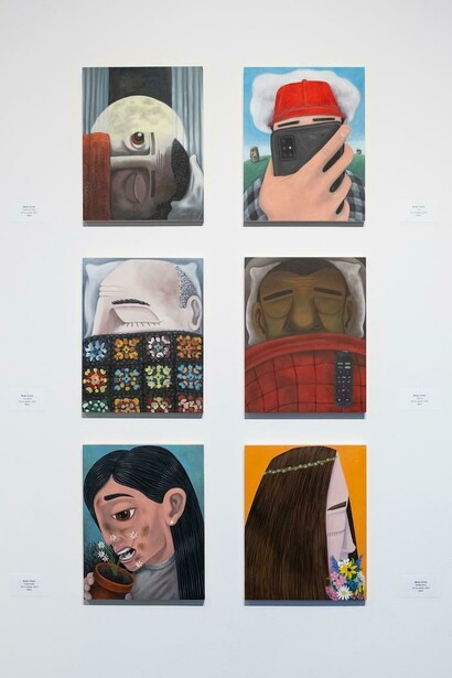 Brian Cirmo, Then and now, exhibition view. Courtesy of Albany Center Gallery. Photo by Sean Corcoran