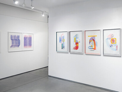 David Sisso, Ludi, vista de exhibición. Cortesía de la Galería Otto