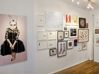 Installation image of Christmas Salon 2013, courtesy of Eleven, London 
