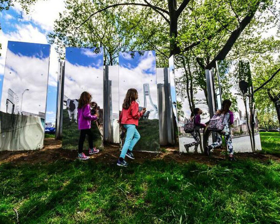 Island of Empirical Data and Other Fabrications, Exhibition view. Courtesy of Bronx Museum 