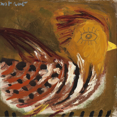 Constant A. Nieuwenhuys ( (1920-2005), Bird, 1949,  Oil on canvas, 141 x 138.1 cm, Museum Boijmans Van Beuningen