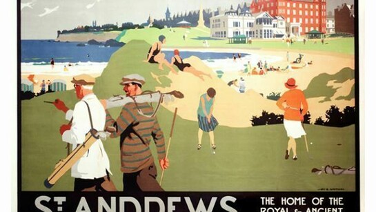 Henry George Gawthorn, St Andrews, About 1927, Poster. 101 X 127 cm, Credit Line: National Railway Museum/Science & Society Picture Library