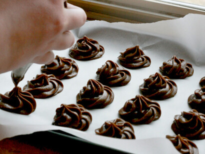 Chocolate Avocado Cookies preparation