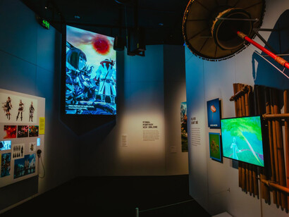 Game worlds, exhibition view. Courtesy of ACMI