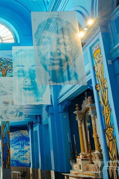 La chiesa, grazie all'impegno della cooperativa La Sorte e la cooperativa La Paranza, è aperta e fruibile al pubblico. Napoli, Italia