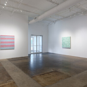 Robert Sagerman, Edifice, fount, rippling spaces, exhibition view. Courtesy of Cris Worley Fine Arts