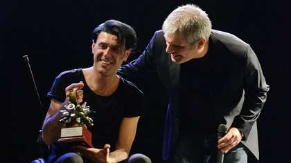 Ruggero Pegna con Ezio Bosso