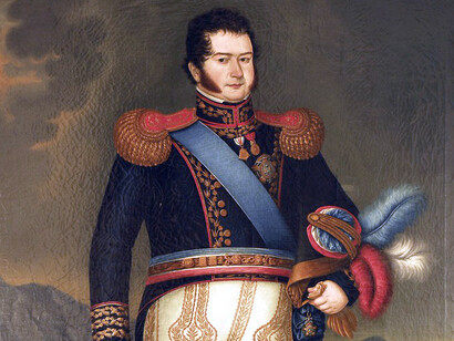 Bernardo O'Higgins, militar y político reconocido como uno de los «padres de la Patria de Chile»