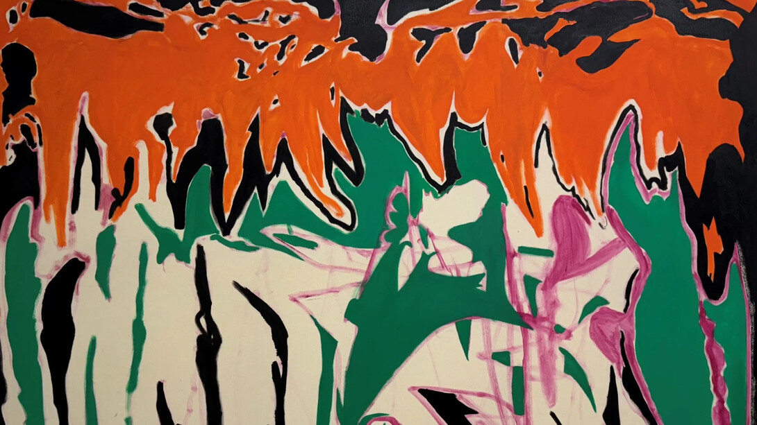 Paulina Domašauskaitė, Prieš nugrimzdama į amžiną miegą noriu išgirsti drugelio klyksmą / Before I sink into the big sleep I want to hear the scream of the butterfly (detail), 2024. Courtesy of Galerija Vartai