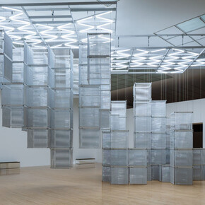 Haegue Yang, Star-crossed rendezvous, exhibition view. Courtesy of MOCA