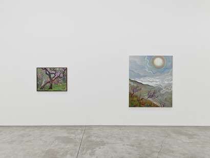 Mira Dancy, Mourning's orbit, exhibition view. Courtesy of Night Gallery