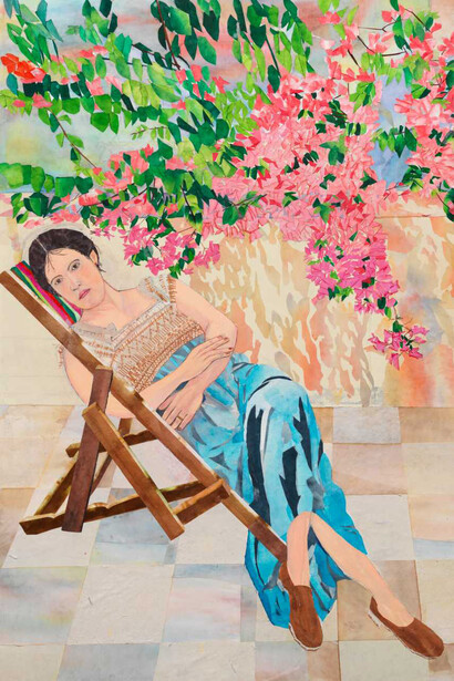 María Berrío, The quiet undoing (detail), 2020. Courtesy of Norton Museum of Art