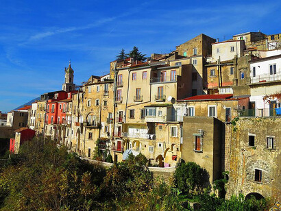 Guardia Sanframondi, Campania, Italia. La statua della Vergine Assunta, oggetto di devozione popolare a Guardia Sanframondi, ha una storia leggendaria