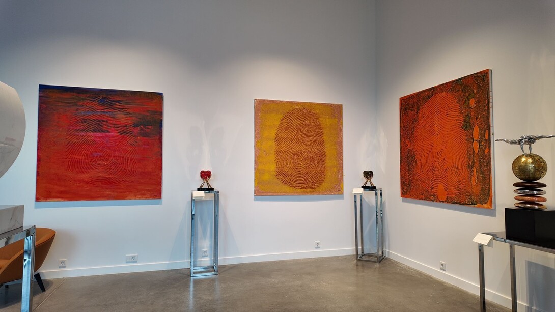 Lorenzo Quinn, The new age of bronze, exhibition view. Courtesy of Miart Gallery