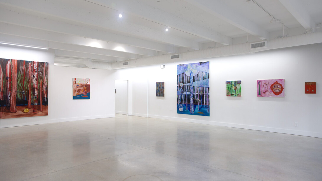 Giancarlo Venturini, Woods, exhibition view. Courtesy of David Castillo Gallery