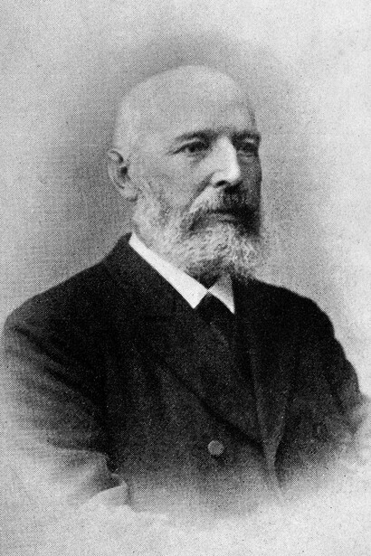 Retrato de G. H. Hansen, descubridor del microorganismo causante de la lepra