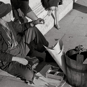 Cesare Barzacchi, L’olivaro di Ponte Garibaldi, Roma, 1939, © Eredi Cesare Barzacchi