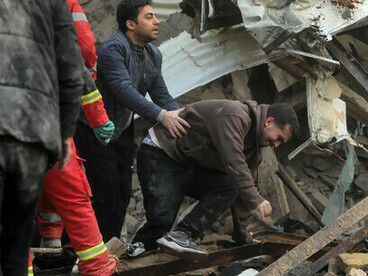 Attaque contre un quartier résidentiel de Téhéran, en Iran, mars 2026. Photo de Mohammadreza Abbasi pour Avash Media