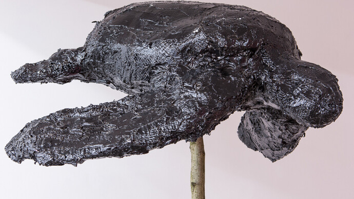 John Russell, Transformational Joy (detail), 2014, wood, metal, mixed media sculpture, dimensions variable, courtesy of the artist and Motinternational London & Brussels