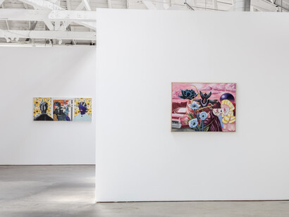 Chris Fallon, Under the Vast Indifference, 2023, exhibition view. Courtesy of the Landing Gallery and Charles White/JWPictures