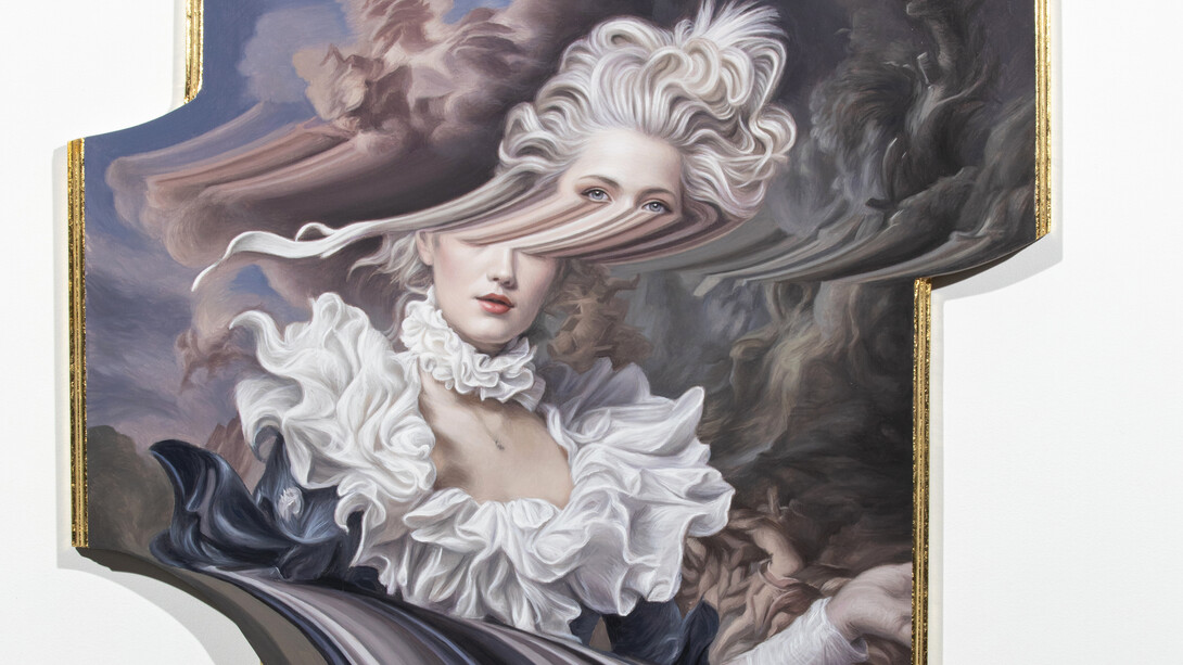 Ben Ashton, Or you could panic (detail). Courtesy of Corey Helford Gallery