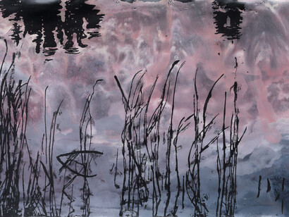 Hernán Salamanco, Friso juncos 2 (detalle), 2025. Cortesía de Herlitzka & Co