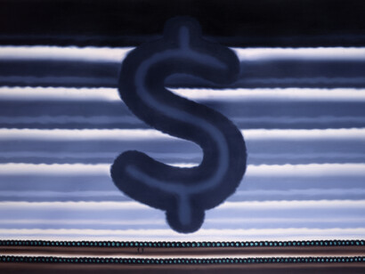 Landscape with Dollar sign, 1991