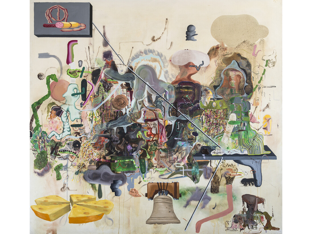 Michael Bauer, General Saxx, 2015, Oil on canvas, 228.6 x 247 cm, 90 x 97 1/4 ins