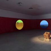 Shireen Taweel, pacing seven circles, exhibition view. Courtesy of Gertrude Contemporary