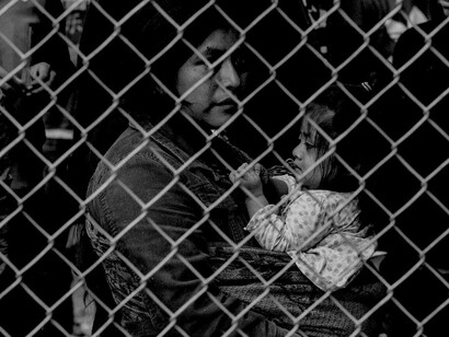 Las tristes imágenes de la frontera