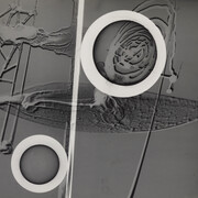 György Kepes, 1906-2001, Bas Relief with Circles c. 1939-40, Photograph, gelatin silver print on paper, 281 x 348 mm © estate of György Kepes
