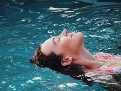 Happiness in the pool