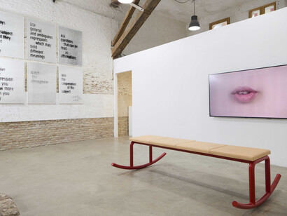 Lúa Coderch, Exhausta y exuberante, vista de exhibición. Cortesía de The Ryder Projects