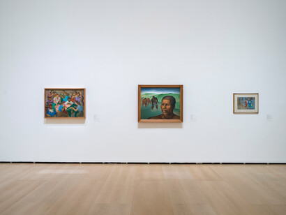 Tarsila do Amaral, Pintando el Brasil moderno, vista de exhibición. Cortesía del Guggenheim Museum Bilba