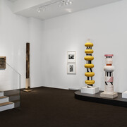 Pomodoro & Sottsass: a friendship seen by Ugo Mulas, exhibition view. Courtesy of Tornabuoni Art