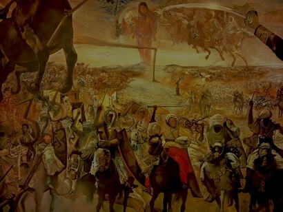 «La batalla de Tetuán (Homenaje a Mariano Fortuny)», Dalí
