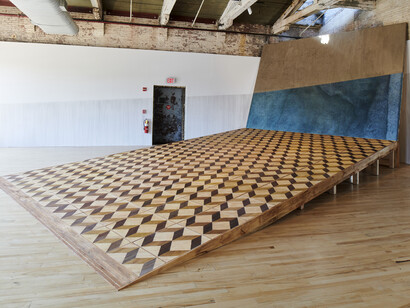 Daniela Rivera, Hacia cuando (To when), exhibition view. Courtesy of MASS MoCA