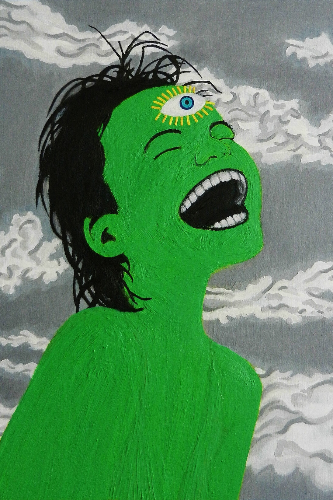 David Shackleton, 'Grey Skies', Oil on Canvas