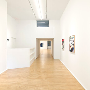 Susumu Kamijo, Fish and flowers, exhibition view. Courtesy of Venus Over Manhattan