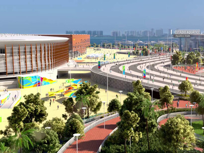 Recreação do Parque Olímpico Rio 2016