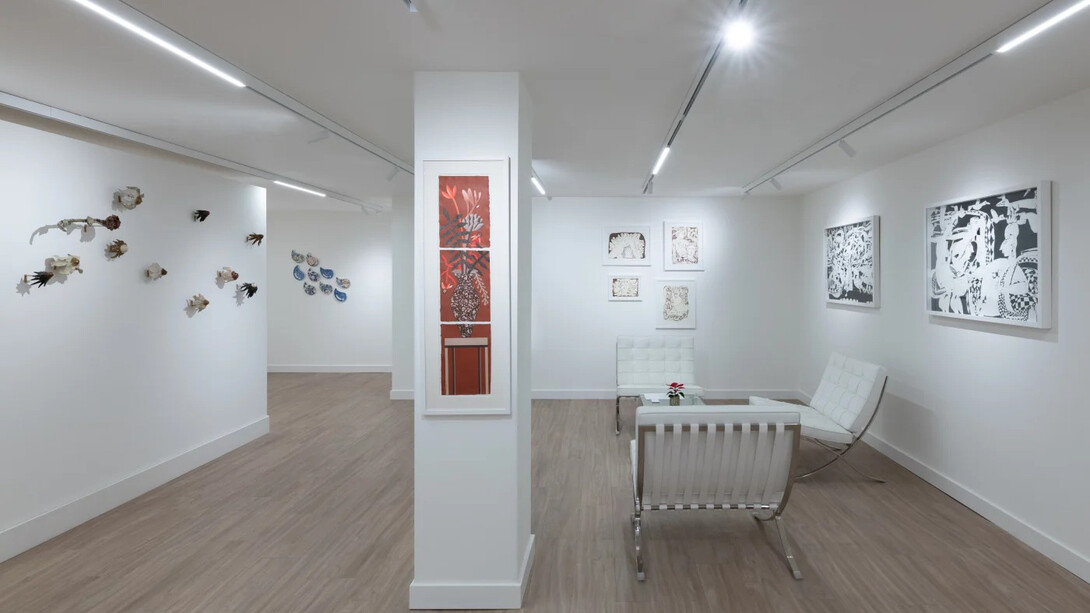 Various artists, A room of her own, exhibition view. Courtesy of Upsilon Gallery