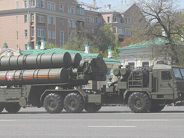 A Russian S-400 during parade in Moscow 2018, Russia