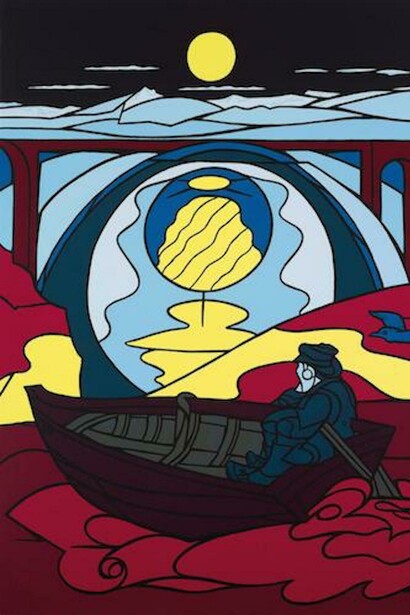 Valerio Adami, Exhibition view. Courtesy of Galerie Daniel Templon