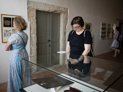 Libor Fára 100. Selected graphic design, exhibition view. Courtesy of GASK