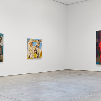 Various artists, Painter/Model, exhibition view. Courtesy of Skarstedt Gallery