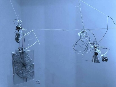 «Ensayo para un Tejido Referencial (Fragmento)». Instalación 'in situ', 2015.