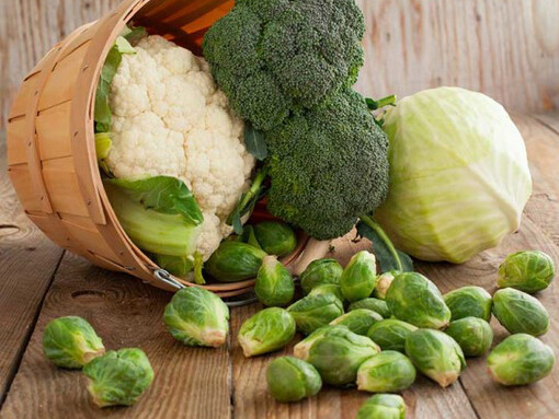 Verdure di stagione, cavolfiore e broccoli