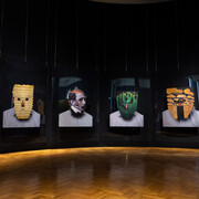 Stasys Eidrigevičius, Hommage à Čiurlionis, exhibition view. Courtesy of M. K. Čiurlionis National Museum of Art
