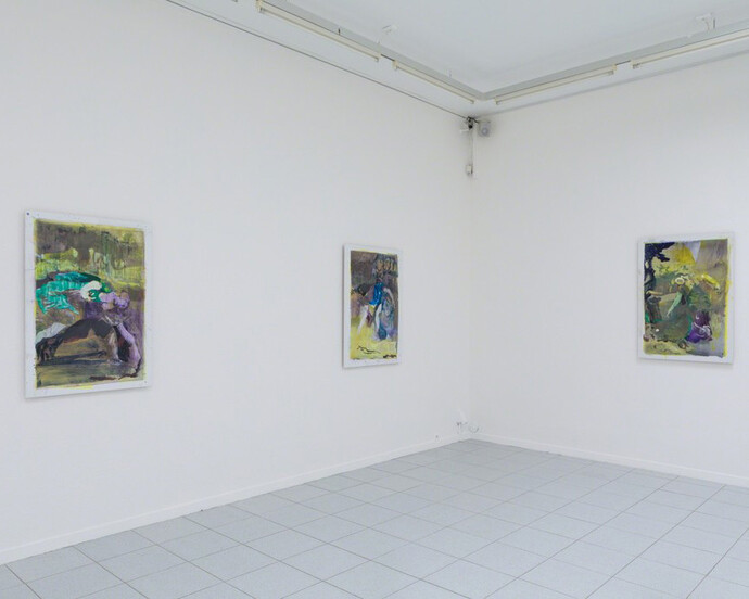 Maki Na Kamura, Steine legen, Äpfel lesen. Courtesy of Museum Dhondt-Dhaenens